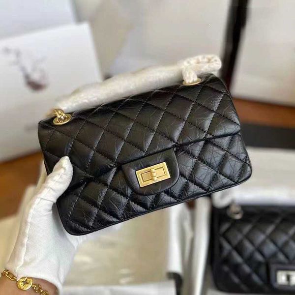 

cc designer luxury channelity bags for women black handbag crossbody leather chain slant shoulder clutc flap totes bag purses solid hasp wai