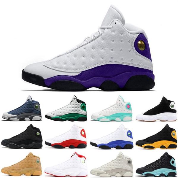 

new flint 13 13s jumpman men women basketball shoes wheat cap and gown lucky green grey to bred mens trainers sports sneakers249r