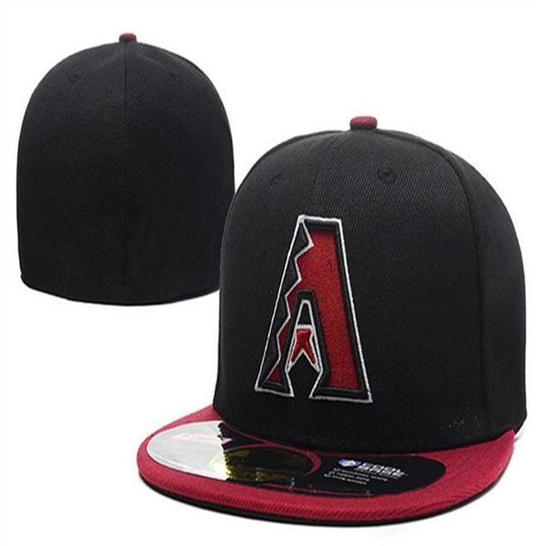 

new 2021 men's fashion hiphop classicblack colorarizona flatpeak fullsize closedcaps baseball sports all team fitted hats in 275j, Blue;gray