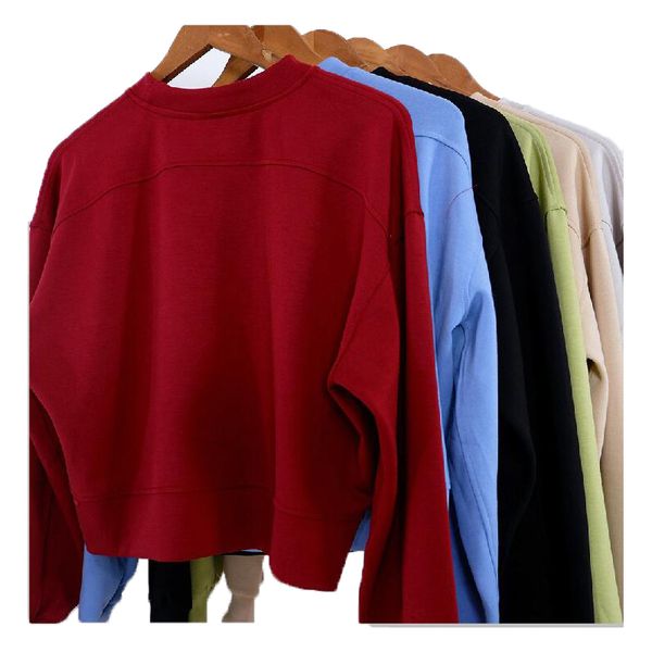 

new yoga womens jacket sweatshirt scuba full half pullover outdoor leisure sweatshirts gym clothes lu women workout fitness yoga short high, Black;brown