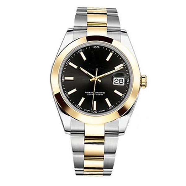 

v3 wristwatch sapphire glass stainless steel solid clasp luminous mechanical automatic men's date just wrist231d, Slivery;brown