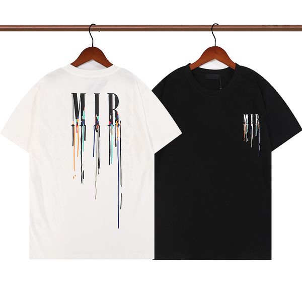 

men's t-shirts designer printed fashion men crew neck tees, White;black