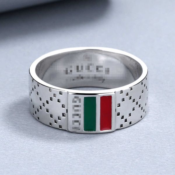

60% off 2023 new luxury fashion jewelry for same style thai silver hip hop tide couple straight ring