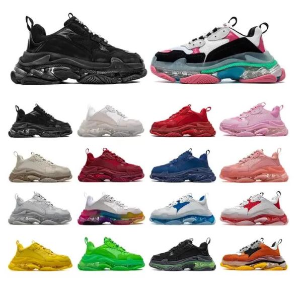 

2022 new casual shoes men's sneakers transparent bubble bottom men's women's sneakers eur36-45 zsa, Black