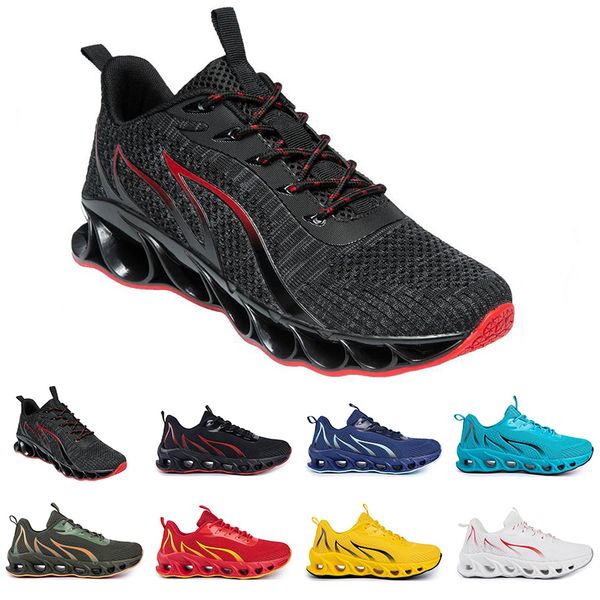 

men women running shoes summer ventilation white black blue red sports sneaker 021