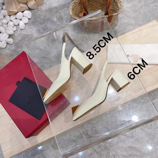 

luxury lady high-heeled sandals classic ribbed leather dress party high-heeled shoes, Black