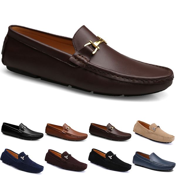 

mens women casual shoes leather soft sole black white red orange blue brown sneaker 046