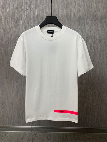 

dsq phantom turtle men's t-shirts mens designer t shirts black white back logo skater t-shirt men summer fashion casual street t-shirt, White;black