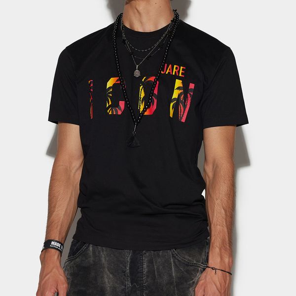 

dsq phantom turtle men's t-shirts mens designer t shirts black white sunset cool t-shirt men summer fashion casual street t-shirt plus, White;black