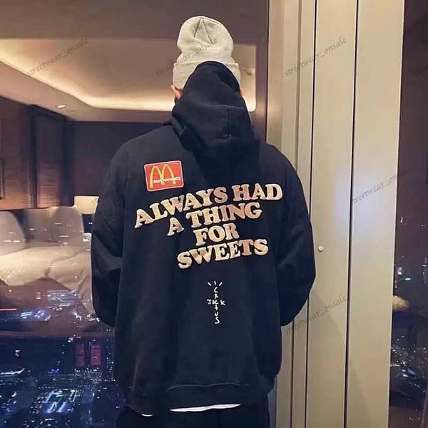 

designer mens hoodies funny foam letters print hoodie plus fleece high street hip hop style hooded sweater hoodie jacket for men and women c, Black