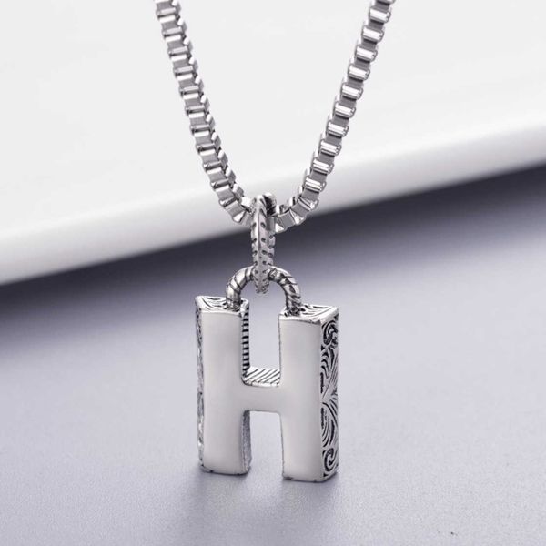 

70% off 2023 new luxury fashion jewelry for same thai silver 26 english necklace high version jewelry