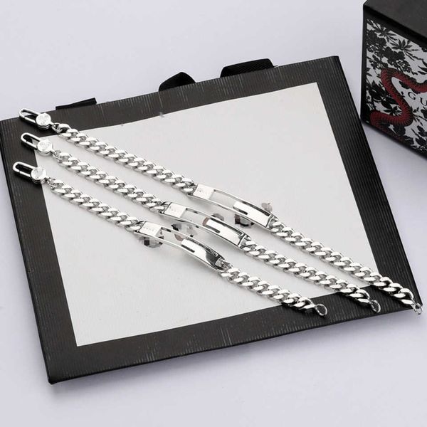 

95% off 2023 new luxury fashion jewelry for same thai silver bracelet men's and women's hip hop new jewelry, Black