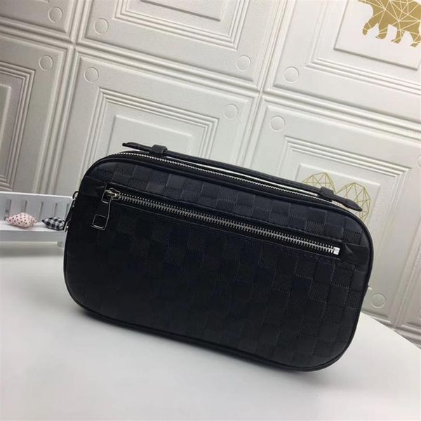 

n41288 ambler waist bag men fashion leather wallet luxury designer man lattice shoulder bags casual sports clutch n41289284c
