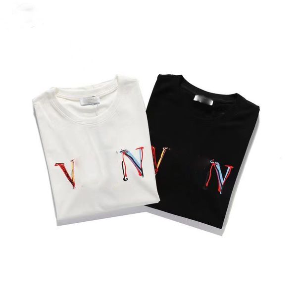 

men's designer t shirt oversized t shirt women luxury tshirt summer short women's fashion casual brand letter printing black and w, White;black