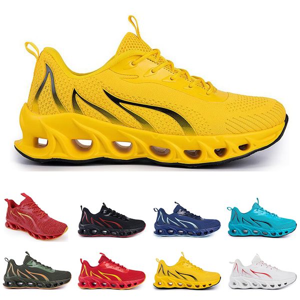 

men women running shoes summer ventilation white black blue red sports sneaker 026