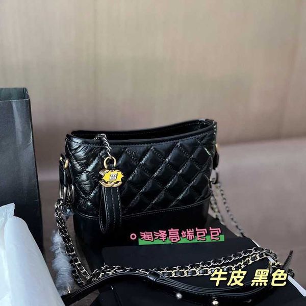 

cc designer luxury channelity bags for women black handbag crossbody leather chain slant shoulder clutc flap totes bag purses solid hasp wai