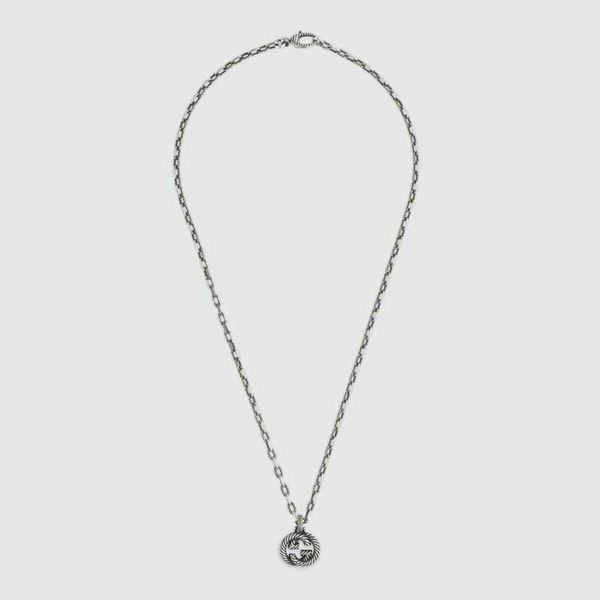 

factory direct sales 2023 new luxury fashion jewelry for same antique double pattern hip hop necklace sweater chain new jewelry, Black