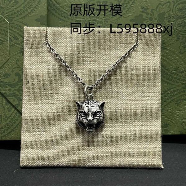 

95% off 2023 new luxury fashion jewelry for sterling silver necklace made of old tiger head