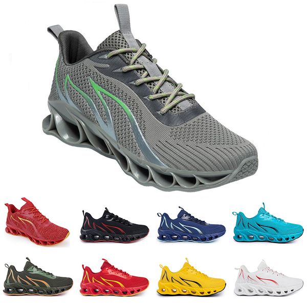 

men women running shoes summer ventilation white black blue red sports sneaker 036