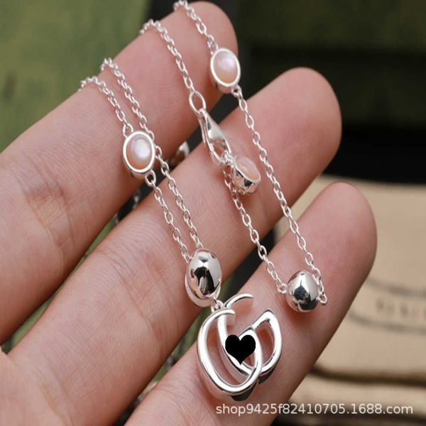 

80% off 2023 new luxury fashion jewelry for silver old daisy double pink fritillary necklace