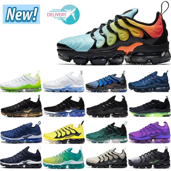 

tn plus running shoes men women vapor maxs trainers triple black tennis ball usa cherry hyper violet olive orange gradients atlanta outdoor