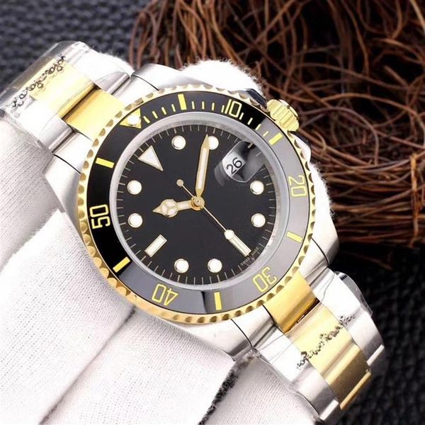 

classic automatic mens mechanical watch size 41mm sapphire mirror stainless steel waterproof mechanical watch mens sports mechanic212z, Slivery;brown