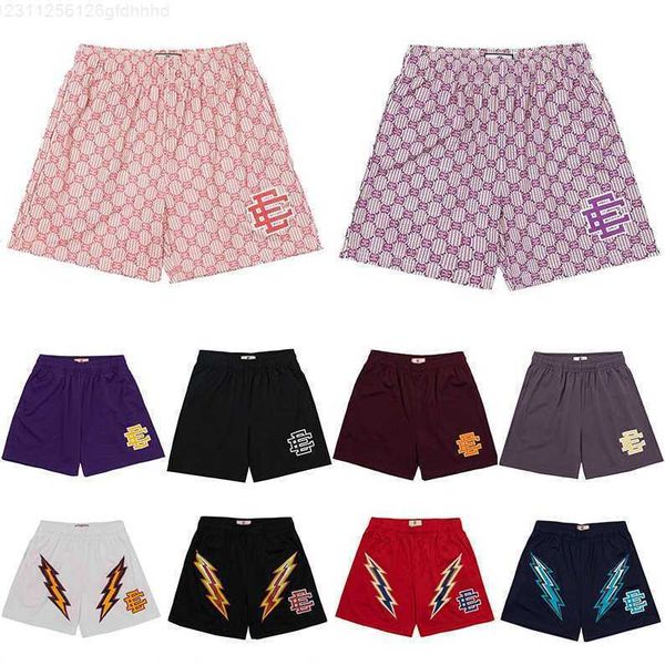 

oq29 men's shorts 2022 eric emanuel ee basic shorts mens womens designers fitness shorts mesh breathable beach pants sports series bask, White;black