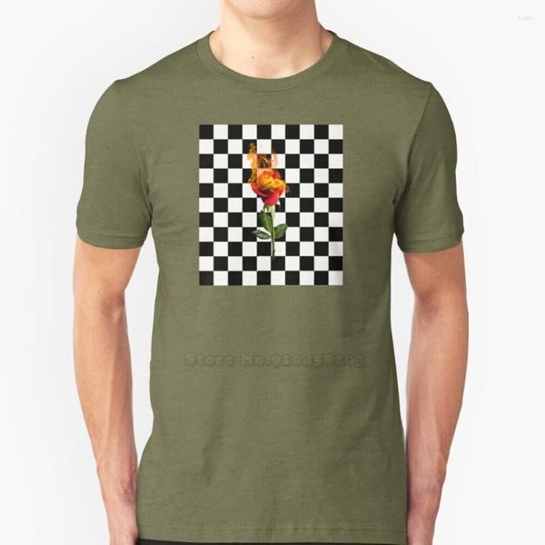 

men's t shirts untitled trend t-shirt men summer cotton teens school selling gifts cool checkers, White;black