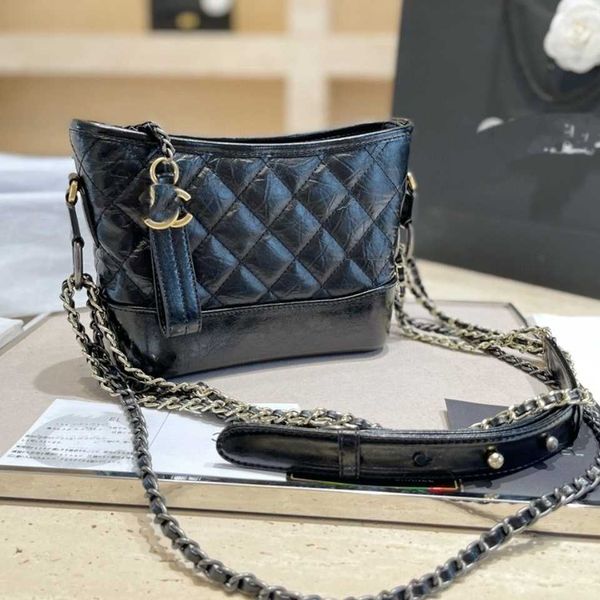 

cc designer luxury channelity bags for women black handbag crossbody leather chain slant shoulder clutc flap totes bag purses solid hasp wai