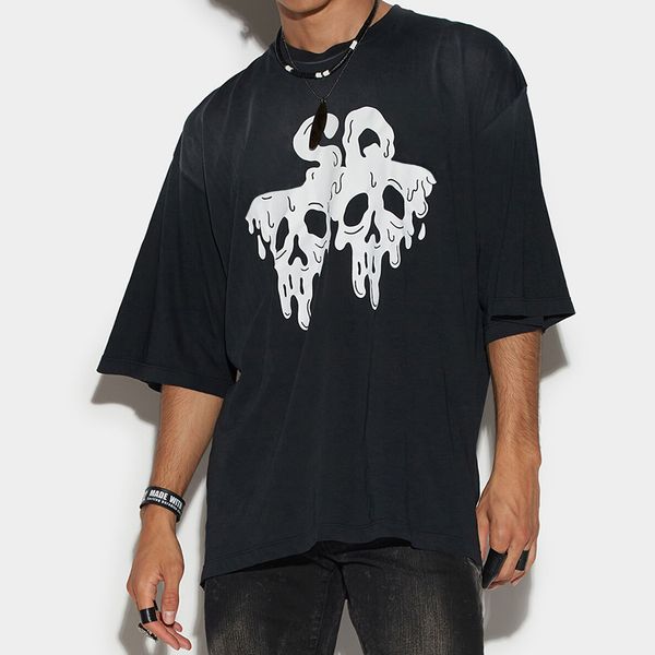 

dsq phantom turtle men's t-shirts mens designer t shirts black white after midnight goth skater t-shirt men summer fashion casual stree, White;black