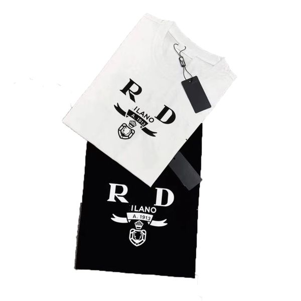

women's t-shirt women's designer with printed letter pattern classic fashion hip-hop summer dress, White