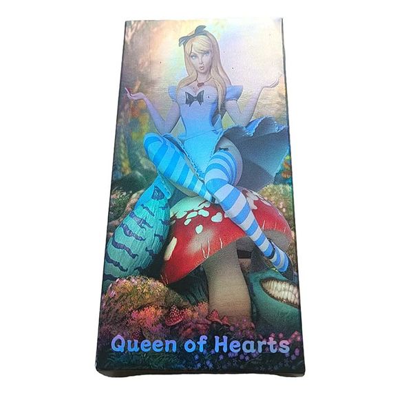 

alice in wonderland mushroom chocolate packaging boxes 4grams with compatible 15pieces chocolate mold 10pack display boxes