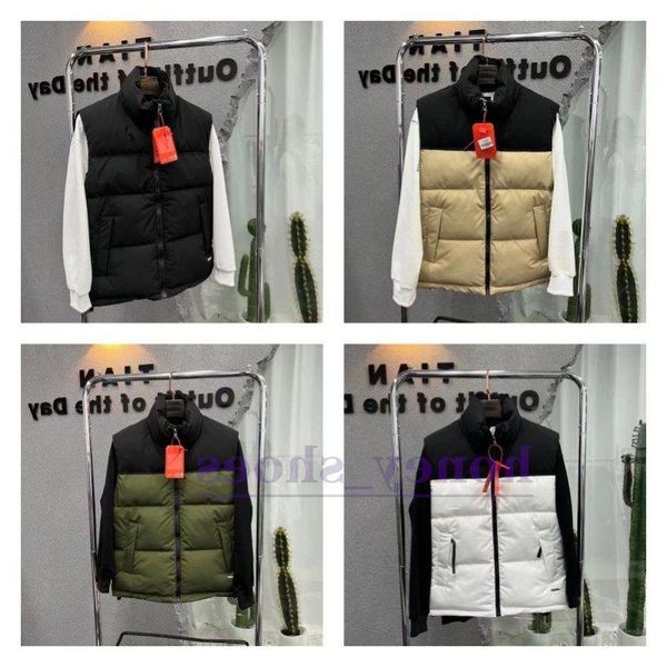 

Down Jackets Hot men DOWN winter Luxury down jacket North Polartec vest Male Sports Hooded Jackets Bomber Collar With Zippers Outdoor f Vgdg, Color 5 blue
