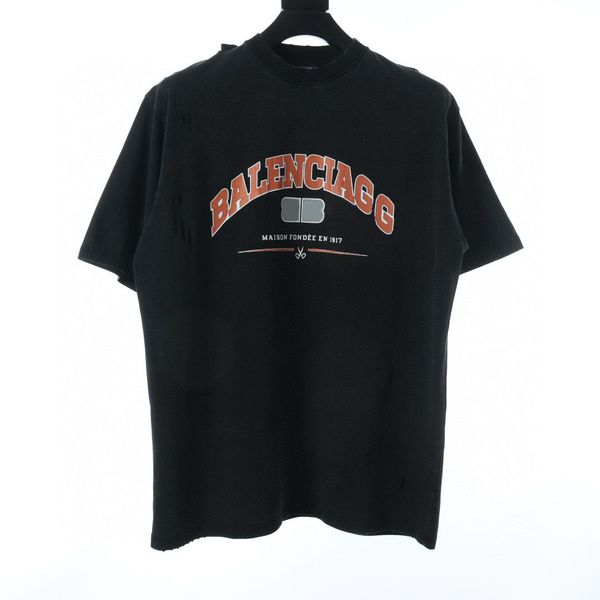 

men's plus tees & polos round neck embroidered and printed polar style summer wear with street pure cotton 22er, Black;brown
