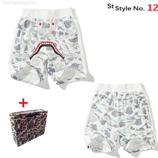 

38fv 38fv men's shorts gym shorts mens designer shark swim luminous inaka reflective oversize fleeces camouflage sweatshirts beach pant, White;black