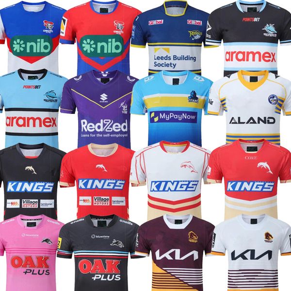 

22 23 dolphins newca stle knights home away rugby jerseys 2022 2023 cowboy penrith panthers indigenous australia nrl league gold coast titan, Black;gray