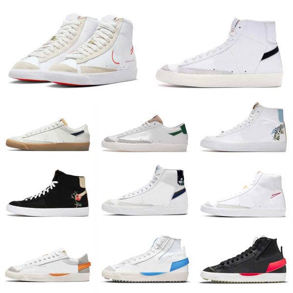 

mid blazer 77 vintage jumbo casual shoes mens women indigo pine green summit arctic punch sail gum blazers og black white red trainers desig