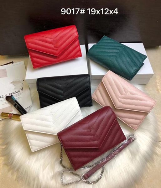 

designer leather handbag fashion bags casual cross body bag y letter lines chains shoulder bag 5 color size:19cm*12cm*4cm