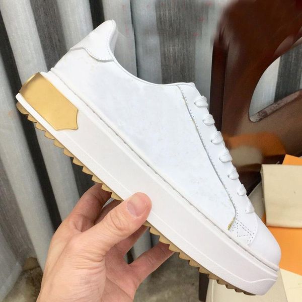 

casual shoes women travel leather lace-up sneaker 100% cowhide fashion lady flat running trainers letters woman shoe platform men gym sneake, Black