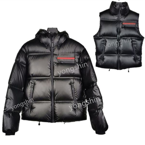 

Down Jackets Mens black puffer jacket Women down jackets streetwear quality weinter outdoor outwear keep warm designer coat vest parkas Tvgq, Black-vest