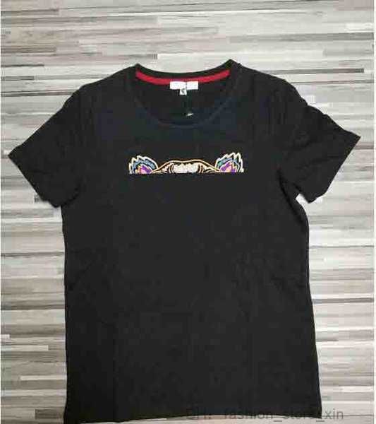 

ken zo 1to119ss summer t shirt animal head letters embroidery men tee shirts fashion short sleeve women tshirt streetwear s-2xl 5 r0jy, White;black