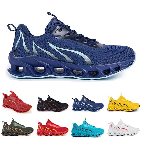

men women running shoes summer ventilation white black blue red sports sneaker 043