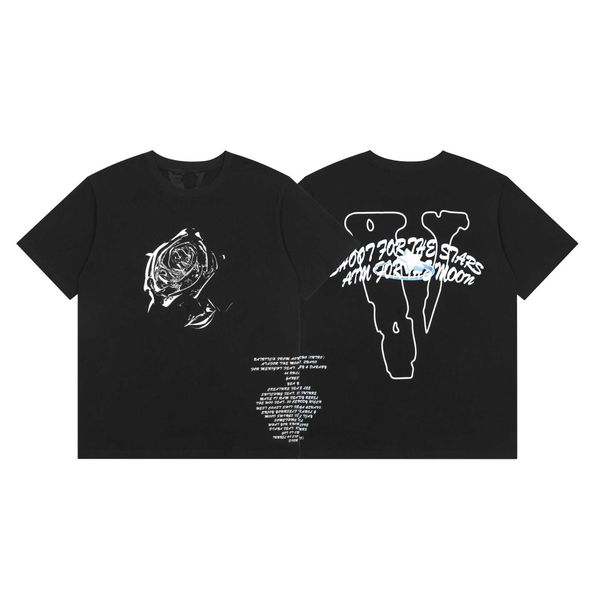 

chaopai star letters are not given to short-sleeved for men and women high street big hip-hop half sleeve, Black;white