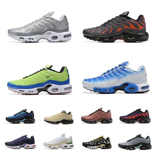 

classic maxs tn plus se men running shoes air plus max og triple black white sneakers tns se hyper blue grey orange university red mint gree