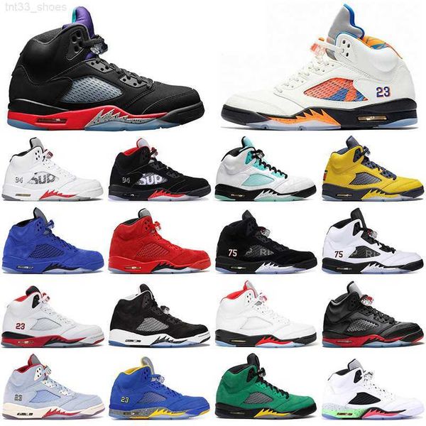 

jumpman 5 5s 3 fire red michigan mens basketball shoes black grape fresh prince white satin bred sneakers trainers