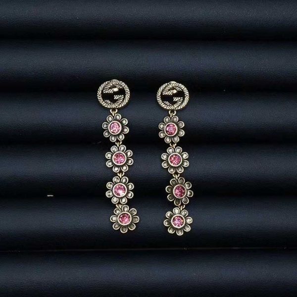 

70% off 2023 new luxury fashion jewelry for zircon earrings, Silver