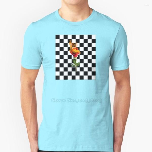 

t shirttmen's t shirts untitled trend t-shirt men summer cotton teens school selling gifts cool checkers t, White;black