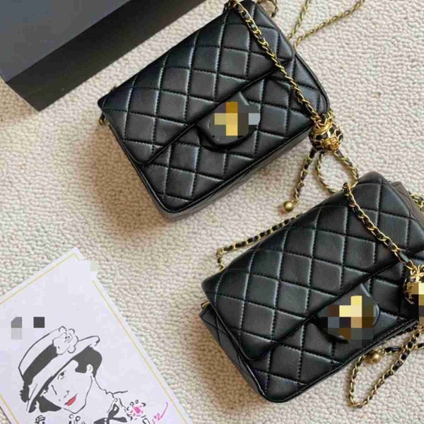 

cc designer luxury channelity bags for women black handbag crossbody leather chain slant shoulder clutc flap totes bag purses solid hasp wai