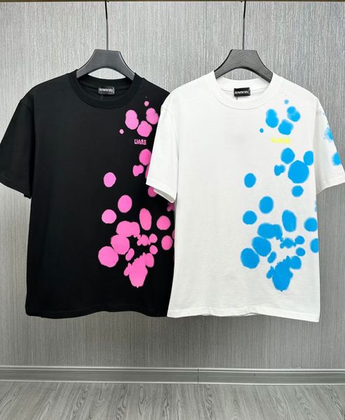 

dsq phantom turtle men's t-shirts mens designer t shirts black white goth tie dyed skater t-shirt men summer fashion casual street t-sh, White;black