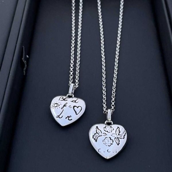 

fashion collection 2023 new luxury fashion jewelry for silver flower and bird fearless love necklace versatile net red same clavicle chain